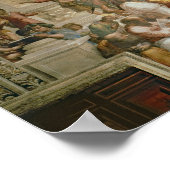 スタンザ・デラのアテネの学校 ポスター (角)