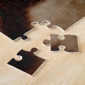 スタンス威厳のある:ブリタニースパニエル犬の銅 ジグソーパズル (側面)