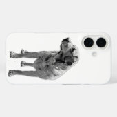 スタンス無地の、デイリーアーマー Case-Mate iPhoneケース (裏面 (横))