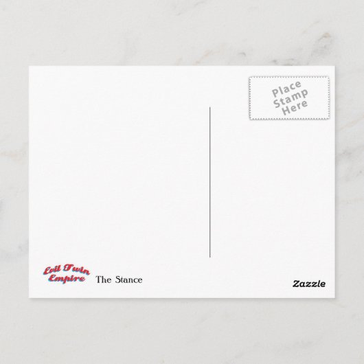 スタンス（色） ポストカード (裏面)