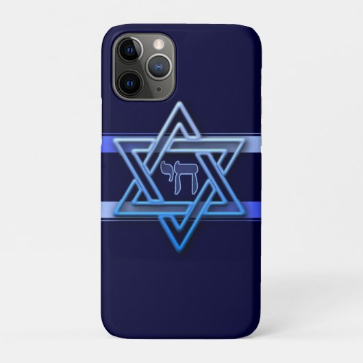 スタンダードなダビデの星のチャイ Case-Mate iPhoneケース (裏)