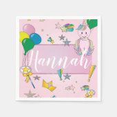 スタンダードカクテル紙ナプキンズユニコーン スタンダードカクテルナプキン (正面)