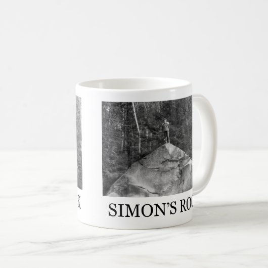 スタンダードサイズのマグカップとベティのホールの岩 コーヒーマグカップ (正面右)