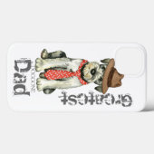 スタンダードシュナウザーパパ Case-Mate iPhoneケース (裏面 (横))