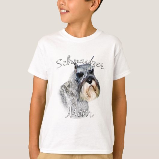 スタンダードシュナウザーママ2 Tシャツ (正面)