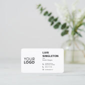 スタンダードセミグロス 名刺 (スタンド正面)