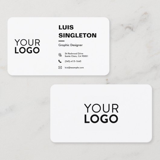 スタンダードセミグロス 名刺 (正面/裏面)