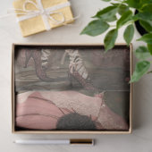 スタンダードブラックプードルボホヴィンテージデコページ 薄葉紙 (ギフト)