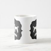 スタンダードプードルが大好き コーヒーマグカップ (中央)