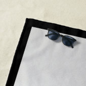 スタンダードプードルブラックパ絵画ティの曲 – Dog Art ビーチタオル (インサイチュ)