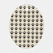 スタンダードプードルブラックペットオーナメント メタルオーナメント (裏面)