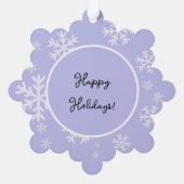 スタンダードプードル絵画ホワイトの – オリジナルドッグアート オーナメントカード (裏面)