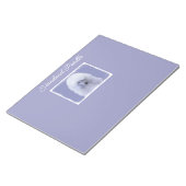 スタンダードプードル絵画ホワイトの – オリジナルドッグアート ノートパッド (アングル)