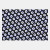 スタンダードポ絵を描ードルズホワイトオリジナルドッグアート ラッピングペーパーシート (正面3)