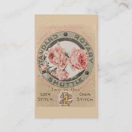 スタンダードロータリー汚れ春ヴィンテージ 名刺 (正面)