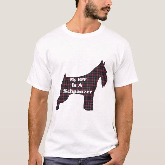 スタンダード・シュナウザー ギフト Tシャツ (正面)