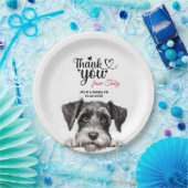 スタンダード・シュナウザー ペーパープレート (パーティー)