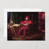 スタンチ絵を描ェクのポーランド人作家ヤン・マテイコ ポストカード (正面/裏面)