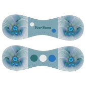 スタンディングオベーション抽象芸術ブルーフラクタルアート名 ソフトボール (パネル)