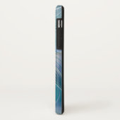 スタンディングオベーション、抽象芸術ブルーフラクタルアート名 Case-Mate iPhoneケース (裏面/左)