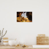 スタンディングガード秋の日 ポスター (キッチン)