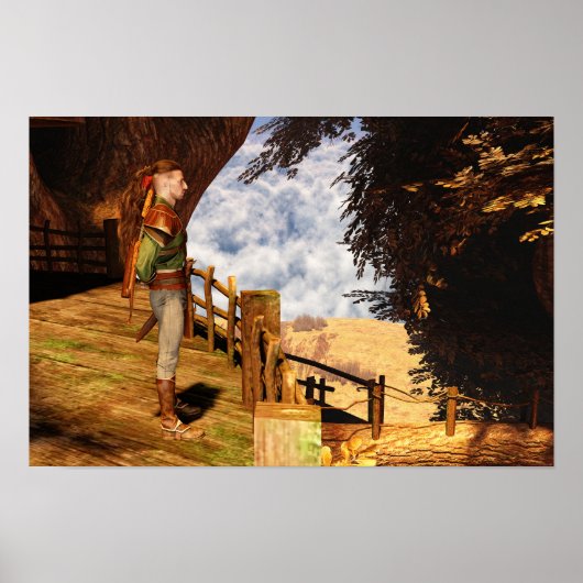 スタンディングガード秋の日 ポスター (正面)