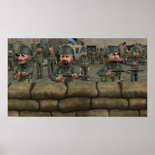 スタンディングガード – 小さなポスター ポスター (正面)