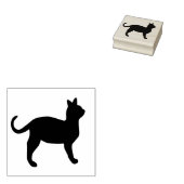 スタンディングキャットスタンプ ラバースタンプ (押印)