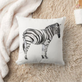 スタンディングゼブラ クッション (ブランケット)