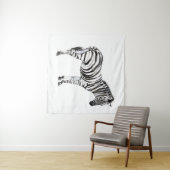 スタンディングゼブラ タペストリー (インサイチュ(横))