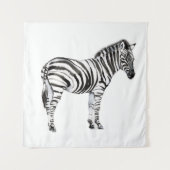 スタンディングゼブラ タペストリー (正面)