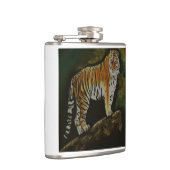スタンディングタイガーサファリ動物アート フラスク (右)