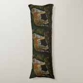 スタンディングタイガーサファリ動物アート ボディピロー (正面縦)