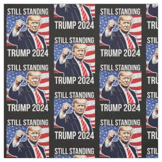 スタンディングドナルドトランプ2024拳ポンプアメリカ ファブリック