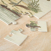 スタンディングバード、ヴィンテージルックジグソーパズル ジグソーパズル (側面)