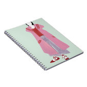 スタンディングファッション姿 – オーバーサイズジャケット ノートブック (右側)