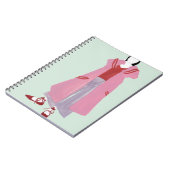 スタンディングファッション姿 – オーバーサイズジャケット ノートブック (左側)