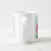 スタンディングファッション姿-水玉模様トップ ジャンボコーヒーマグカップ (裏面)