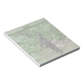 スタンディングブラックベア ノートパッド (アングル)