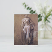 スタンディングヤングガール ポストカード (スタンド正面)