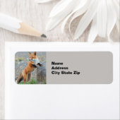 スタンディングレッドキツネ ラベル (インサイチュ)