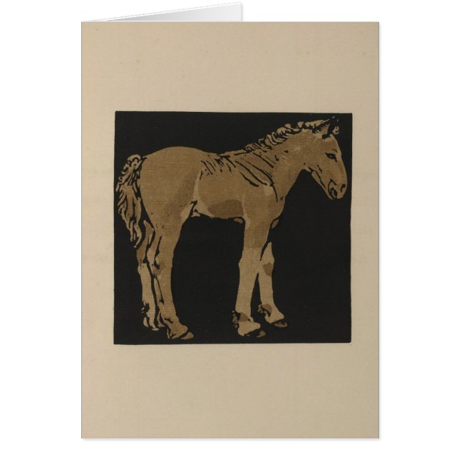 スタンディング子馬 (正面)