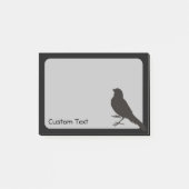 スタンディング カナリア 鳥 ポストイット (正面)