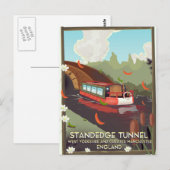 スタンデッジ・トンネル イギリス 水路 旅行 ポスター ポストカード (正面/裏面)