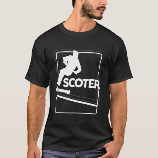 スタントスクータクールー練習器具T型 Tシャツ (正面)