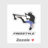 スタントスクーターのライダー シール (シート)