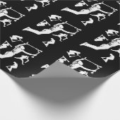 スタントスクータースクーターのトリック ラッピングペーパー (角)