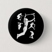 スタントスクータースクーターのトリック 缶バッジ (正面)