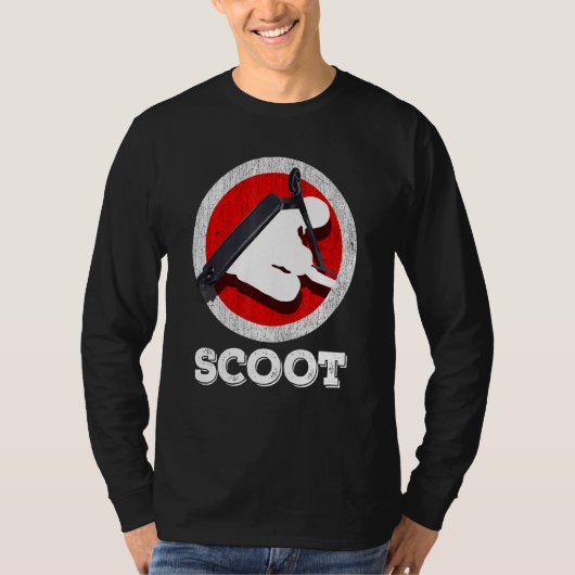 スタントスクータースタント – キックスクーターデザイン Tシャツ (正面)