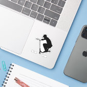 スタントスクーターデッキグラブ シール (ノートパソコンとiPhone)